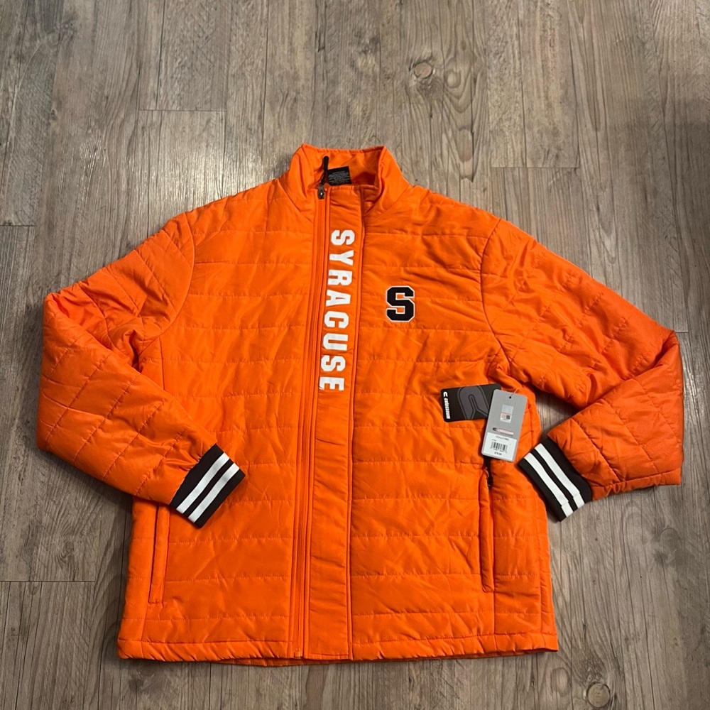 NWT Colosseum Syracuse University Orange Full Zip Jacket Men's Size L